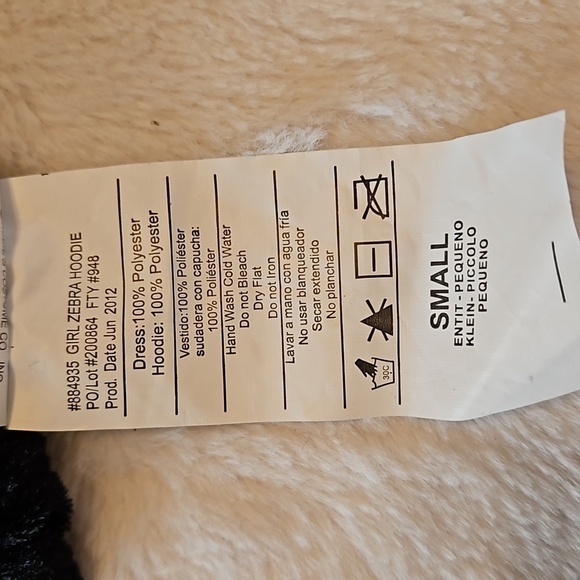 Zebra Girl Halloween Costume Size Small Rubie’s Dress-Up Outfit Kids pre-owened - Picture 11 of 13